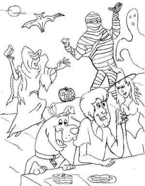 Scooby Doo boyama sayfası,  coloring page, Harika Scooby Doo, 