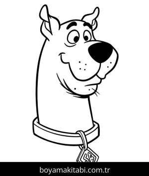 Scooby Doo boyama sayfası – el becerilerini geliştirir, boyama çalışması