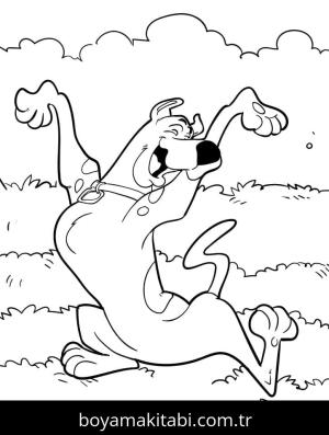 Scooby Doo boyama sayfası – boyama etkinliği, çocuk aktivitesi