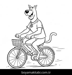 Scooby Doo boyama sayfası – PDF indir, sevimli karakter