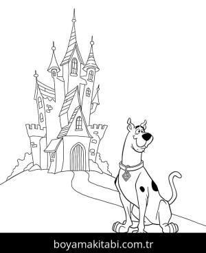 Scooby Doo boyama sayfası – eğitici aktivite, yaratıcılık