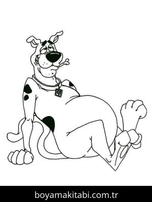 Scooby Doo boyama sayfası – evde etkinlik, ücretsiz yazdır