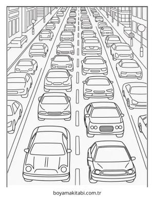 Şehir boyama sayfası – ücretsiz yazdır, boyama etkinliği