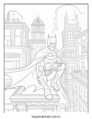 Şehir boyama sayfası – evde etkinlik, ücretsiz yazdır