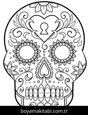 Şeker Kafatası Boyama