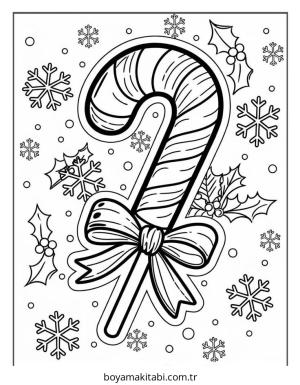 Şeker boyama sayfası – boyama etkinliği, çocuk aktivitesi