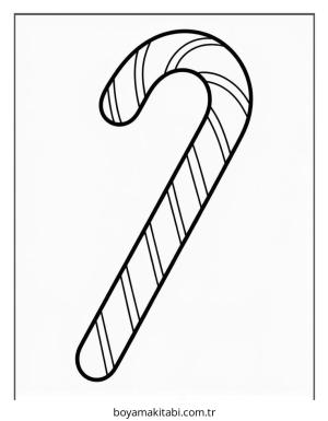 Şeker boyama sayfası – boyama çalışması, yaratıcılığı geliştirir