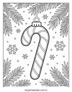 Şeker boyama sayfası – çocuk aktivitesi, PDF indir