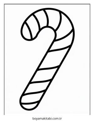 Şeker boyama sayfası – boyama çalışması, yaratıcılığı geliştirir