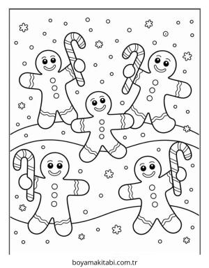 Şeker boyama sayfası – sanatsal çalışma, çocuklar için