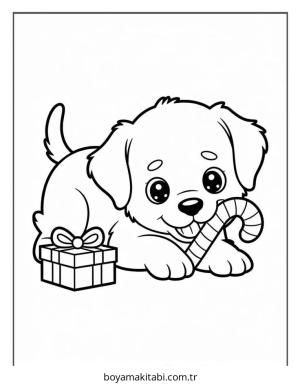 Şeker boyama sayfası – sevimli karakter, sanatsal çalışma