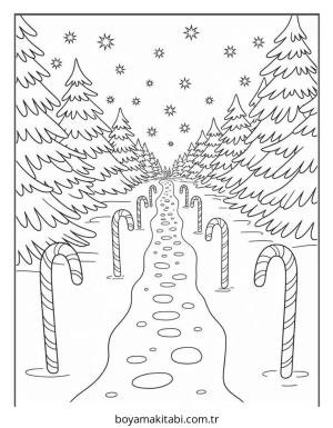 Şeker boyama sayfası – PDF indir, sevimli karakter