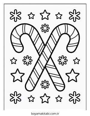 Şeker Boyama Sayfaları