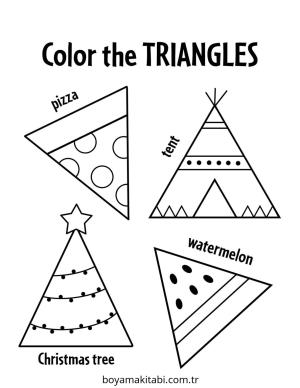 Şekil boyama sayfası – yaratıcılığı geliştirir, keyifli zaman