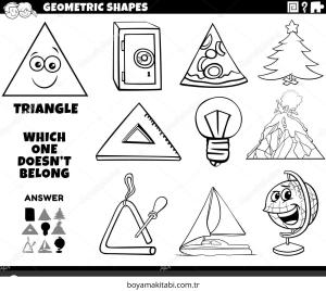 Şekil boyama sayfası – ücretsiz yazdır, boyama etkinliği