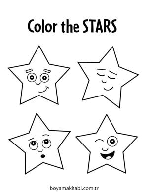 Şekil boyama sayfası – keyifli zaman, renkli çizimler