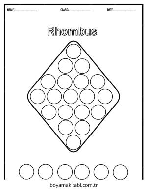 Şekiller boyama sayfası – çocuklar için, çizgi film temalı