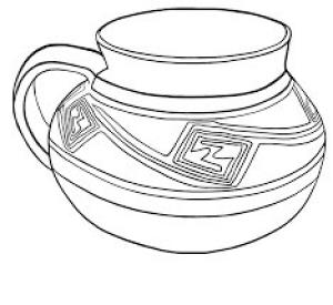 Seramik boyama sayfası,  coloring page, Seramik su ısıtıcısı, 