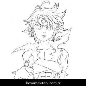 Seven Deadly Sins boyama sayfası – ücretsiz yazdır, boyama etkinliği