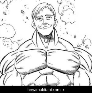 Seven Deadly Sins boyama sayfası – yaratıcılığı geliştirir, keyifli zaman