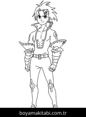 Seven Deadly Sins boyama sayfası – kolay boyama, eğitici aktivite