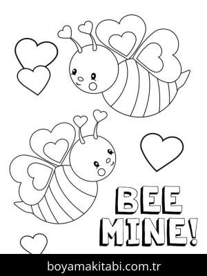 Sevgililer Günü boyama sayfası – boyama çalışması, yaratıcılığı geliştirir