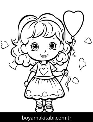 Sevgililer Günü boyama sayfası,  coloring page, , 