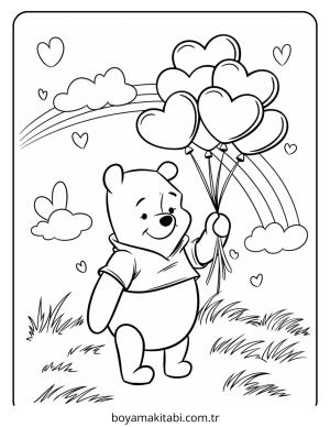 Sevgililer Günü boyama sayfası – evde etkinlik, ücretsiz yazdır