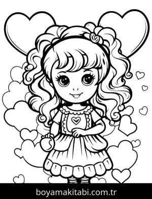 Sevgililer Günü boyama sayfası,  coloring page, , 