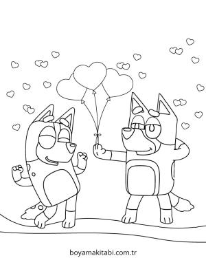 Sevgililer Günü boyama sayfası – evde etkinlik, ücretsiz yazdır