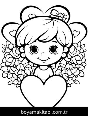 Sevgililer Günü boyama sayfası,  coloring page, , 