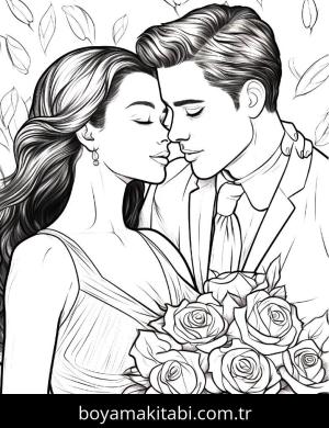 Sevgililer Günü boyama sayfası,  coloring page, , 