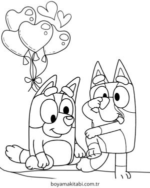Sevgililer Günü boyama sayfası – renkli çizimler, okul öncesi