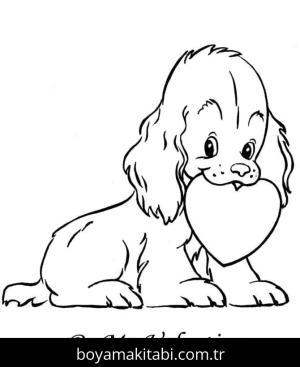 Sevgililer Günü boyama sayfası – okul öncesi, evde etkinlik