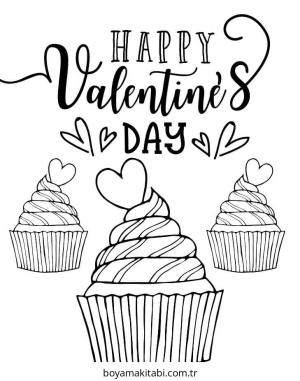 Sevgililer Günü boyama sayfası – çocuk aktivitesi, PDF indir