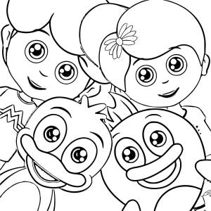 Sevimli Dostlar boyama sayfası,  coloring page, Sevimli Dostlar Yazdırılabilir, 