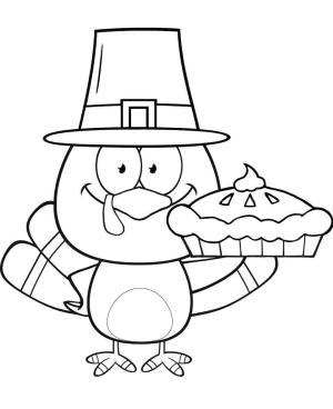 Sevimli boyama sayfası,  coloring page, Türkiye bir Turta Tutuyor, 