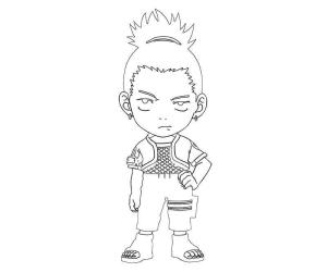 Shikamaru boyama sayfası,  coloring page, Havalı çocuk Shikamaru, 