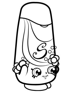 Shopkins boyama sayfası, Shopkins coloring page, Shampy Shopkin, 