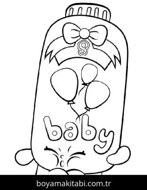 Shopkins boyama sayfası – boyama etkinliği, çocuk aktivitesi