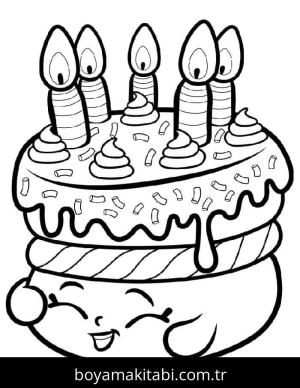 Shopkins boyama sayfası – renkli çizimler, okul öncesi