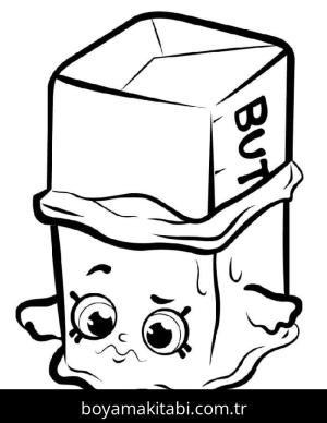 Shopkins boyama sayfası – okul öncesi, evde etkinlik