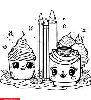 Shopkins boyama sayfası, Shopkins coloring page, , 