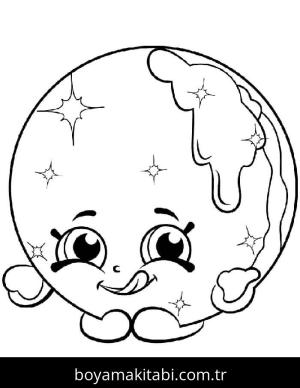 Shopkins boyama sayfası – yaratıcılığı geliştirir, keyifli zaman