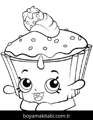 Shopkins boyama sayfası – eğitici aktivite, yaratıcılık