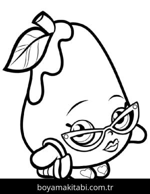 Shopkins boyama sayfası – çocuklar için, çizgi film temalı