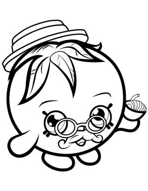 Shopkins boyama sayfası, Shopkins coloring page, Baba Domates, 