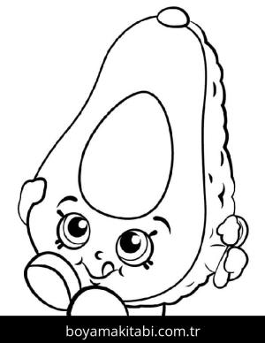 Shopkins boyama sayfası – yaratıcılık, eğlenceli etkinlik