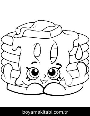 Shopkins boyama sayfası – PDF indir, sevimli karakter