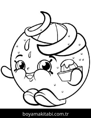 Shopkins boyama sayfası – keyifli zaman, renkli çizimler